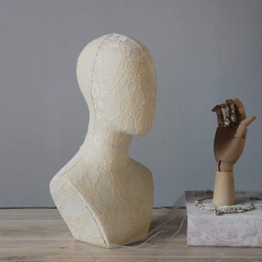 Amazon.co.jp: マネキンヘッド-発泡スチロール、高さ46cmのマネキン